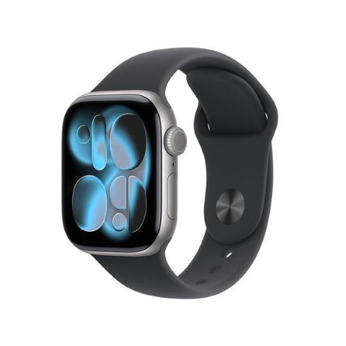 APPLE WATCH SERIES 11 GPS 42mm CASSA ALLUMINIO GRIGIO SIDERALE CON SPORT BAND NERO - S/M